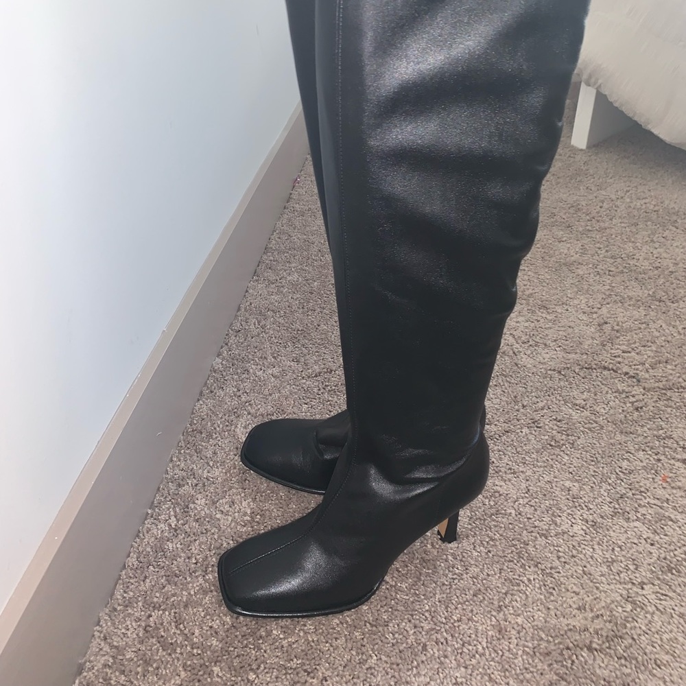 ZARA Heeled over the knee boots